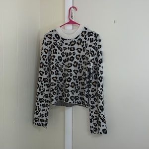 Pants store cheetah print sweater size medium